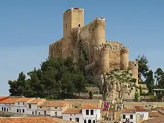 Castillo de Almansa, del siglo&nbsp;XIV
