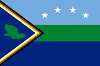 Bandera del estado Delta Amacuro