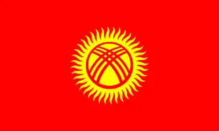 Bandera de Kirguistán