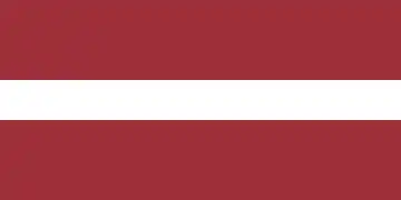 Bandera de Letonia