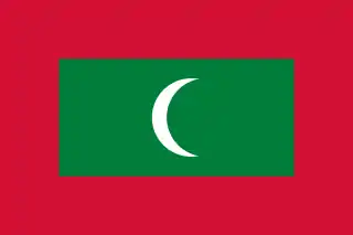 Bandera de Maldivas