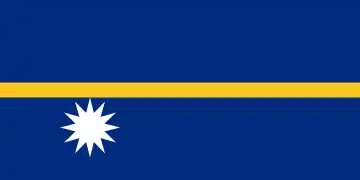 Bandera de Nauru