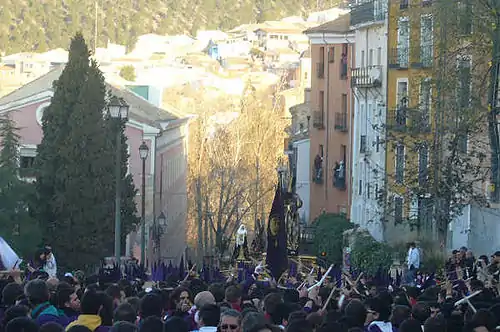 Procesión de Las Turbas de la Semana Santa en Cuenca