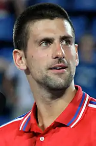 Novak Djokovic, el ganador de los singles masculinos de 2022. Fue su vigésimo primer título importante y su séptimo título de Wimbledon.