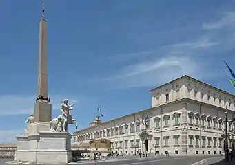Palacio del Quirinal, residencia oficial del Presidente de la República Italiana