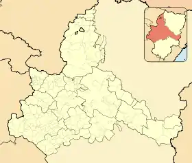 Zaragoza ubicada en Provincia de Zaragoza