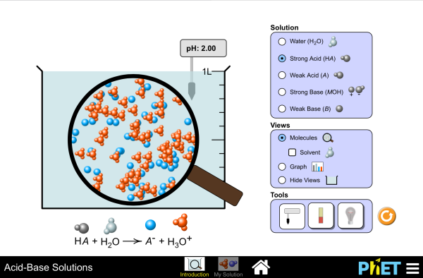 Acid-Base Solutions Screenshot