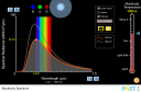 Screenshot of the simulation Blackbody Spectrum