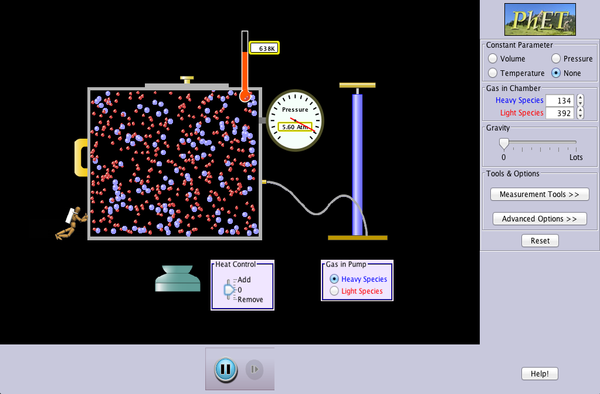 Gas Properties Screenshot