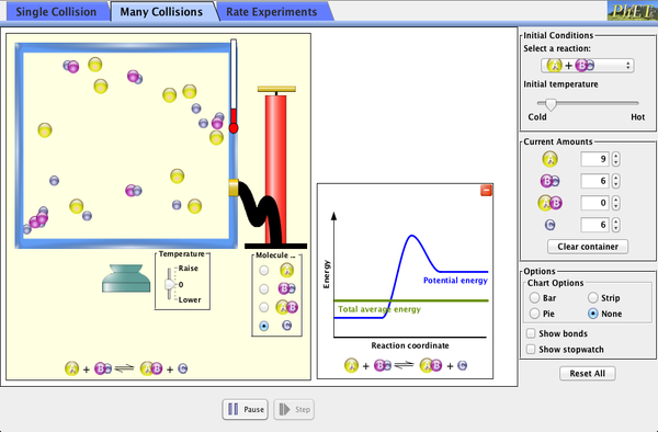 Reactions & Rates Screenshot